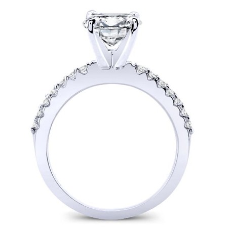 Round Moissanite Engagement Ring Engagement Rings 2