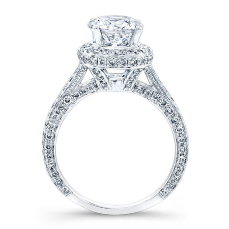 Round Diamond Engagement Ring (clarity Enhanced) Engagement Rings 2