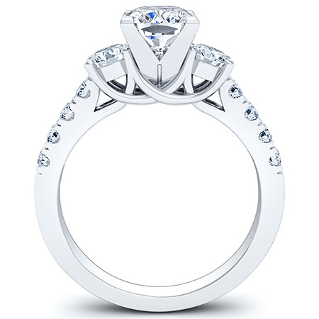 Cushion Moissanite Engagement Ring Engagement Rings 2