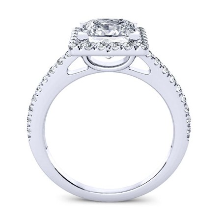 Princess Moissanite Engagement Ring Engagement Rings 2