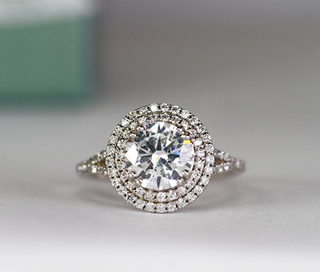 Round Diamond Engagement Ring (Clarity Enhanced) Engagement Rings 5
