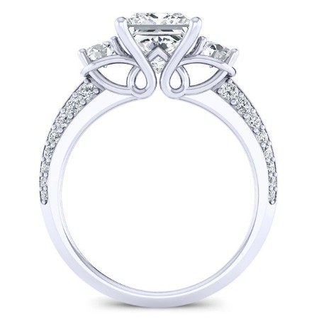 Princess Moissanite Engagement Ring Engagement Rings 2