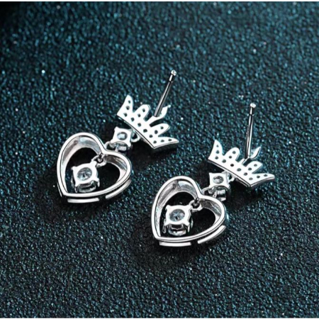 Jenn - 0.72ct Round Diamond Earrings Jewelry 4