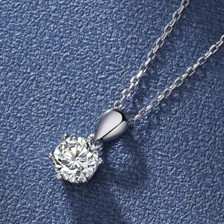 Iza - 1ct Diamond Necklace (Clarity Enhanced) Jewelry 2