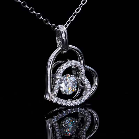 Nayeli - 0.7ct Diamond Necklace (Clarity Enhanced) Jewelry 2