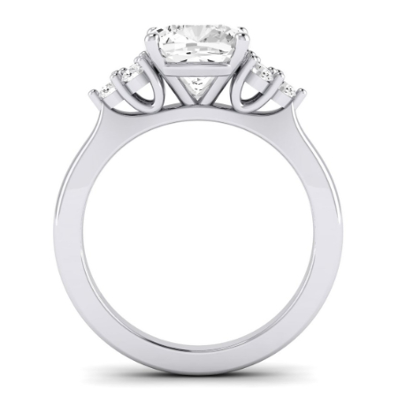 Cushion Moissanite Engagement Ring Engagement Rings 3