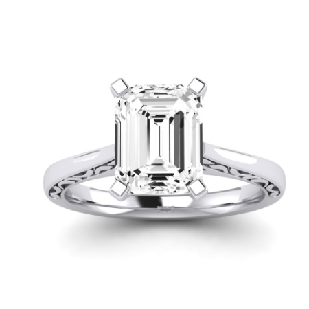 Emerald Diamond Bridal Set (Clarity Enhanced) Wedding 3