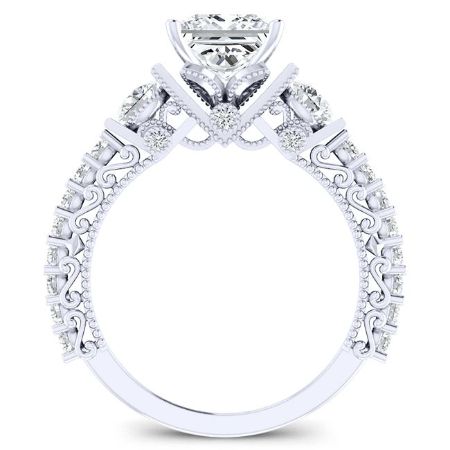 Princess Diamond Bridal Set (Clarity Enhanced) Wedding 3