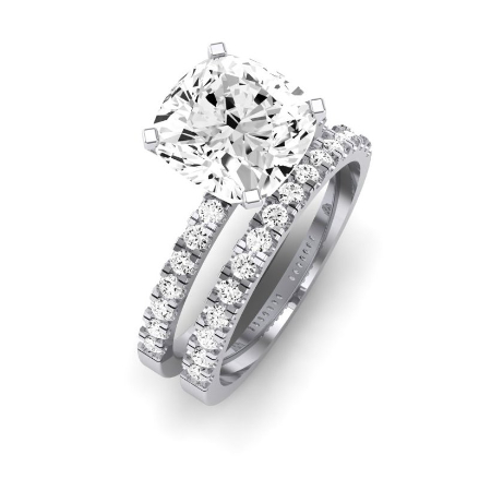 Dahlia Diamond Matching Band Only (engagement Ring Not Included) For Ring With Cushion Center Jewelry 2