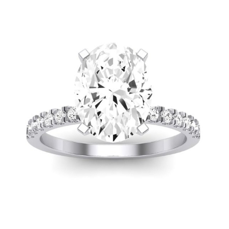 Oval Diamond Bridal Set (Clarity Enhanced) Wedding 3