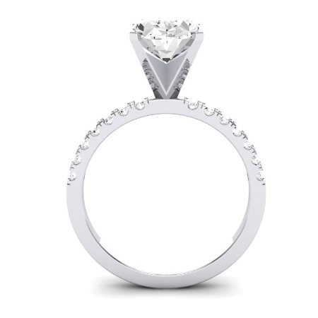Oval Diamond Bridal Set (Clarity Enhanced) Wedding 5