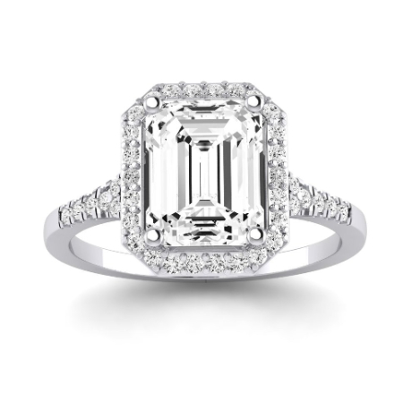 Emerald Diamond Bridal Set (clarity Enhanced) Wedding 3