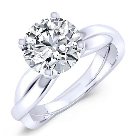 Baneberry Diamond Matching Band Only (does Not Include Engagement Ring)  For Ring With Round Center Jewelry 2