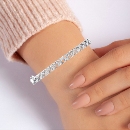 Edina Classic Marquise Diamond Bracelet (clarity Enhanced) Jewelry 2