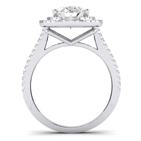 Oval Diamond Bridal Set (Clarity Enhanced) Wedding 4