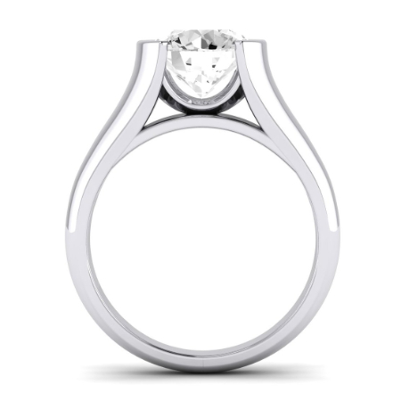 Jasmine Diamond Matching Band Only (does Not Include Engagement Ring) For Ring With Round Center Jewelry 5