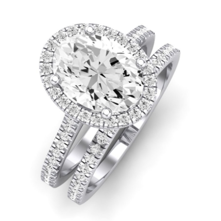 Mallow Diamond Matching Band Only (does Not Include Engagement Ring)   For Ring With Oval Center Jewelry 2