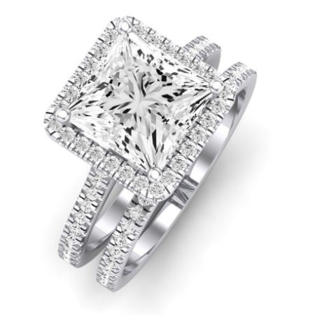 Mallow Diamond Matching Band Only (does Not Include Engagement Ring)   For Ring With Princess Center Jewelry 2
