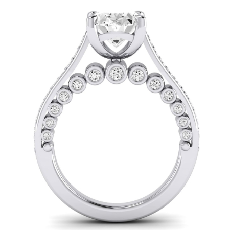 Oval Diamond Engagement Ring (Clarity Enhanced) Engagement Rings 3