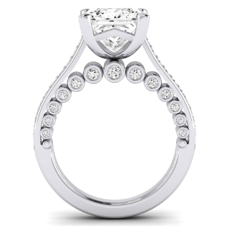 Nala Diamond Matching Band Only (does Not Include Engagement Ring) For Ring With Princess Center Jewelry 5