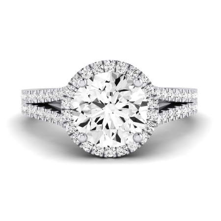 Silene Diamond Matching Band Only ( Engagement Ring Not Included) For Ring With Round Center Jewelry 6