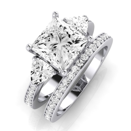 Snowdonia Diamond Matching Band Only (engagement Ring Not Included) For Ring With Princess Center Jewelry 2