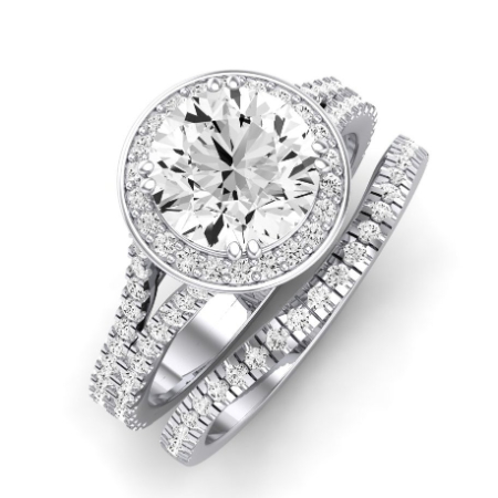 Tea Rose Moissanite Matching Band Only (does Not Include Engagement Ring) For Ring With Round Center Jewelry 2