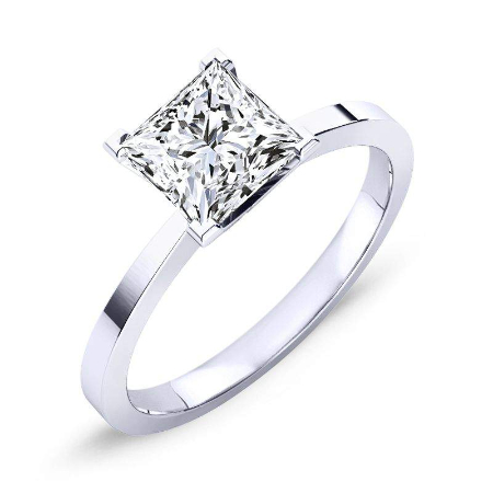 Princess Diamond Engagement Ring (Clarity Enhanced)