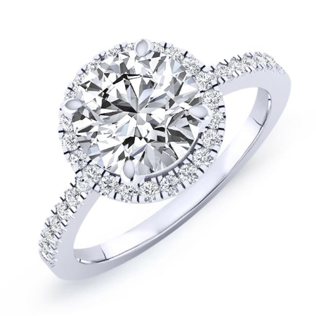 Round Diamond Engagement Ring (Clarity Enhanced) Engagement Rings 1