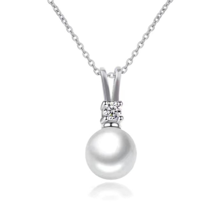 0.1ct Moissanite Necklace