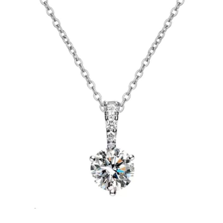1.1ct Moissanite Necklace