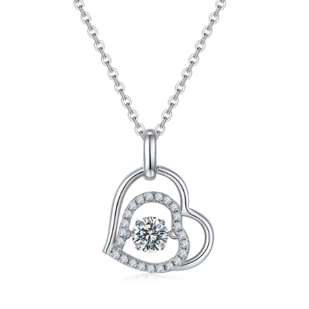 Nayeli - 0.7ct Diamond Necklace (Clarity Enhanced) Jewelry 1