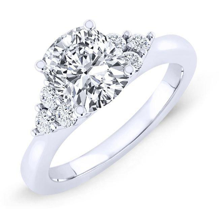 Cushion Moissanite Engagement Ring Engagement Rings 1
