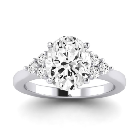 Oval Moissanite Engagement Ring Engagement Rings 1