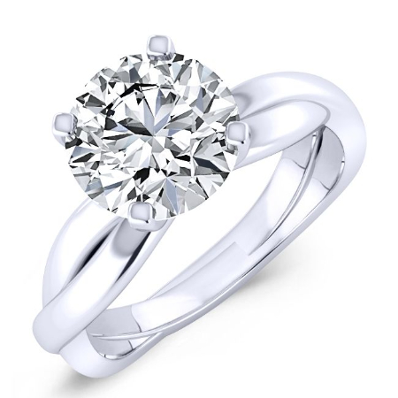 Round Diamond Engagement Ring (Clarity Enhanced) Engagement Rings 1