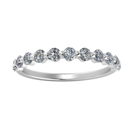 Anara Round Trendy Diamond Wedding Ring