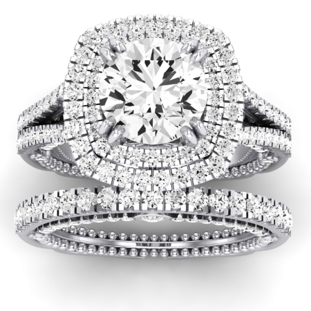 Lupin Diamond Matching Band Only (does Not Include Engagement Ring)  For Ring With Round Center Jewelry 1