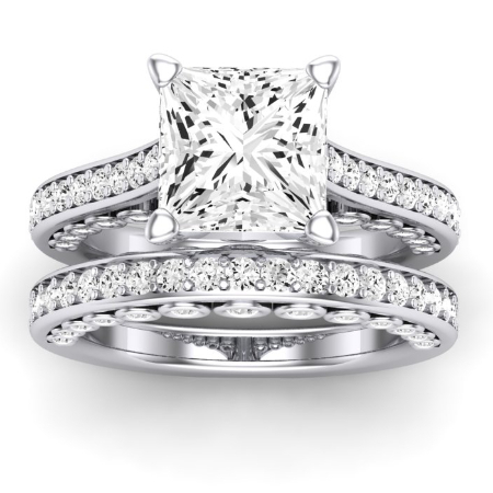 Nala Diamond Matching Band Only (does Not Include Engagement Ring) For Ring With Princess Center Jewelry 1