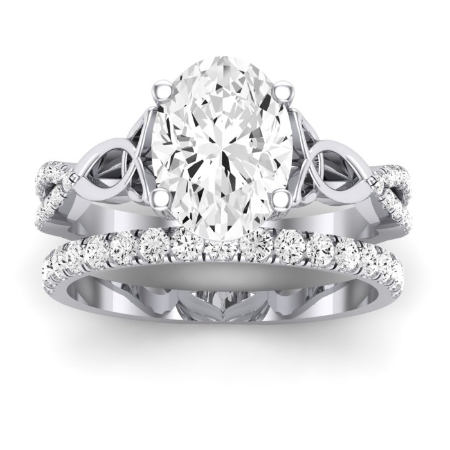 Oval Diamond Bridal Set (Clarity Enhanced) Wedding 1
