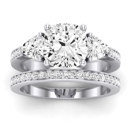 Snowdonia Diamond Matching Band Only (engagement Ring Not Included) For Ring With Cushion Center Jewelry 1