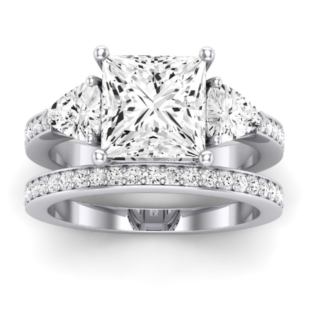 Snowdonia Diamond Matching Band Only (engagement Ring Not Included) For Ring With Princess Center Jewelry 1