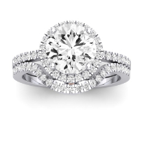 Bergenia Diamond Matching Band Only (does Not Include Engagement Ring ) For Ring With Round Center