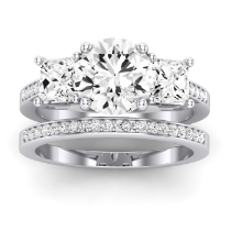 Dietes Diamond Matching Band Only (does Not Include Engagement Ring) For Ring With Round Center