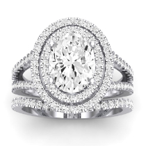 Flora Diamond Matching Band Only (engagement Ring Not Included) For Ring With Oval Center