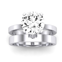 Lantana Diamond Matching Band Only (engagement Ring Not Included) For Ring With Round Center