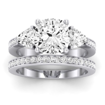Snowdonia Diamond Matching Band Only (engagement Ring Not Included) For Ring With Cushion Center